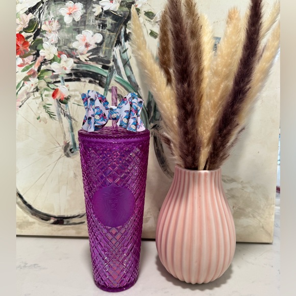 SOLD🌷💐 STARBUCKS pink magenta Valentine’s Day jeweled taffy tumbler ✨ - Picture 17 of 17